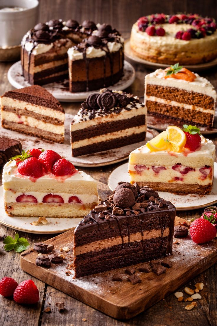 Parts de gâteaux